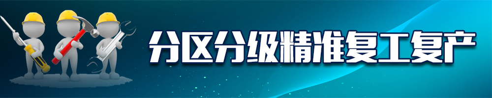 分區分級精準復工復產(chǎn)
