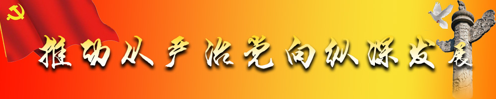 推動(dòng)從嚴治黨向縱深發(fā)展