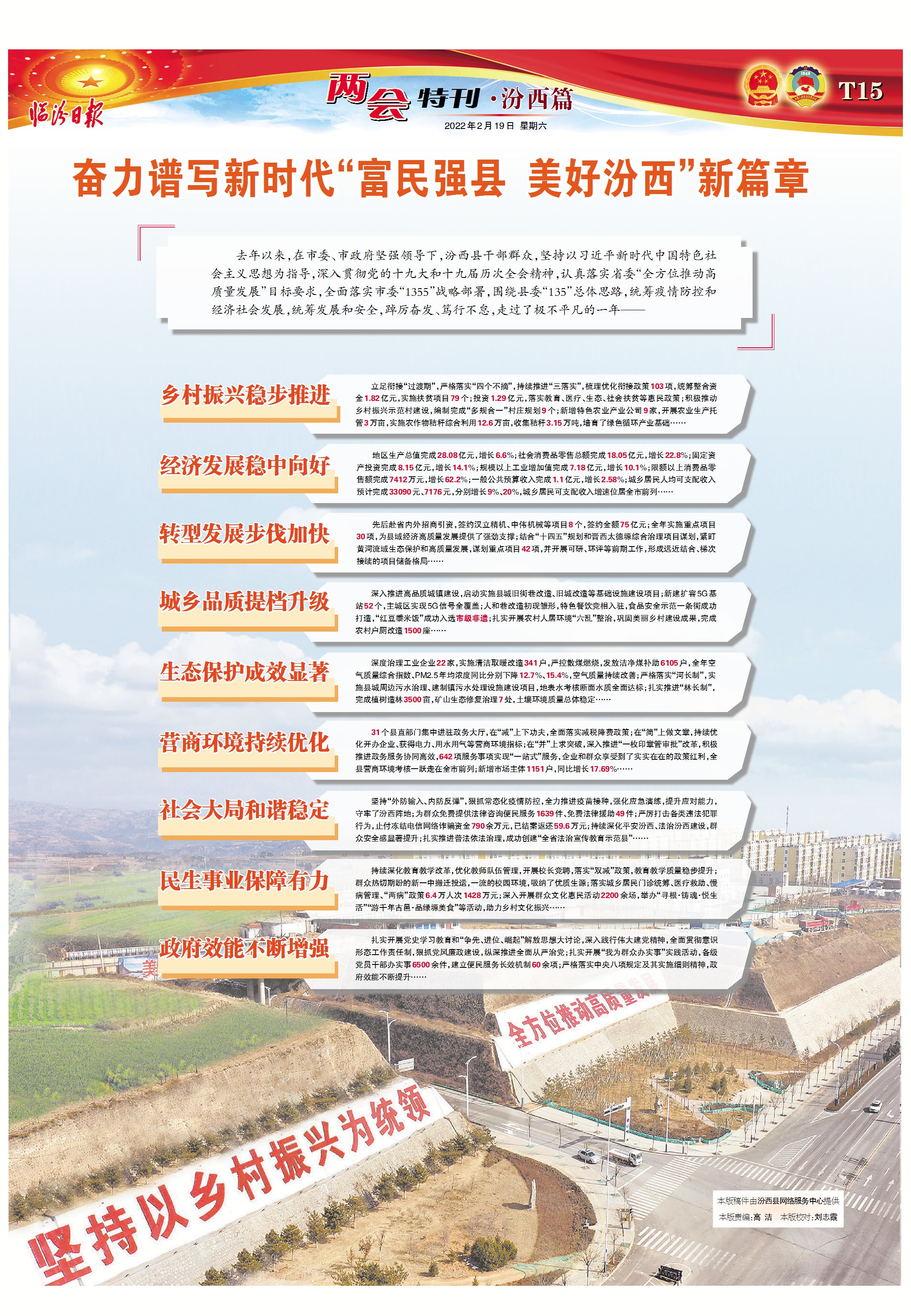 奮力譜寫(xiě)新時(shí)代“富民強縣 美好汾西”新篇章