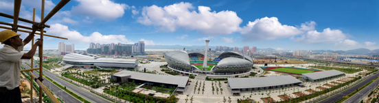 建設中的城東片區