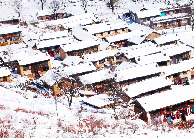 鄉間雪景美如畫(huà)（3張） 